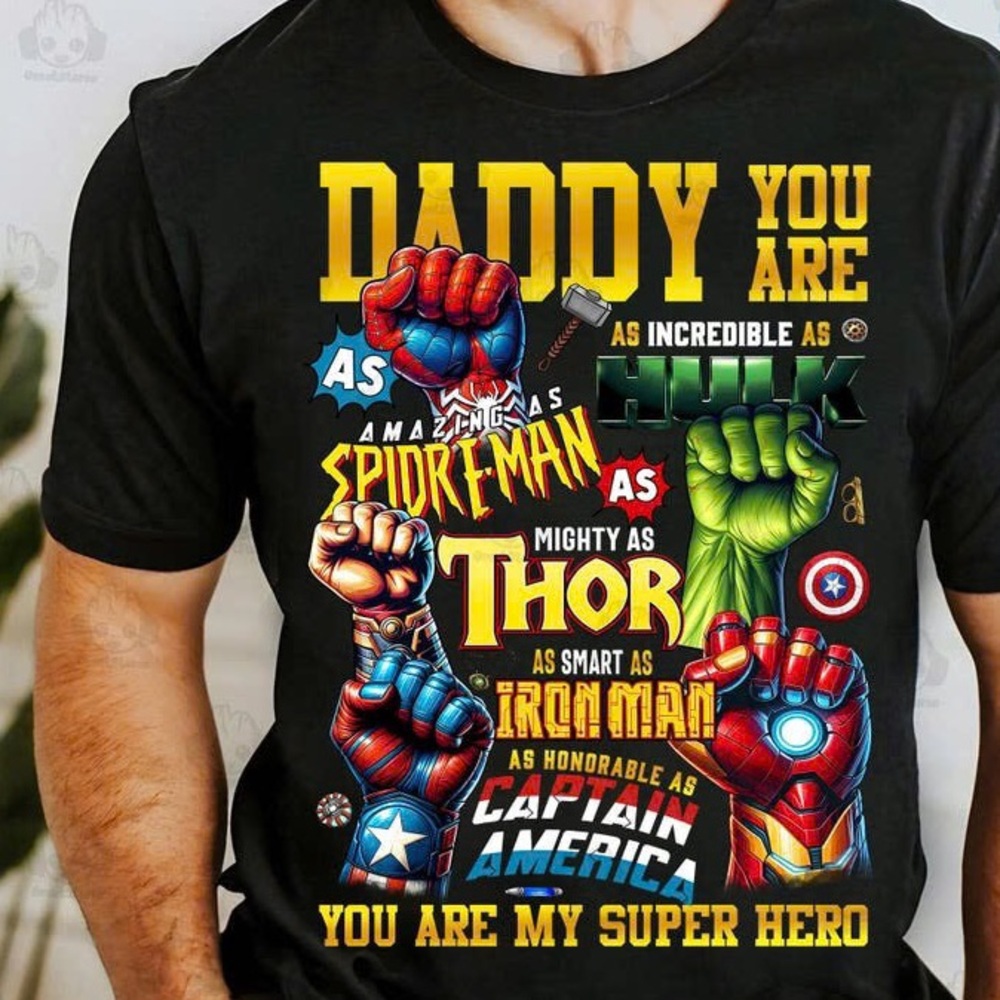 Daddy you are shirt, Superhero , father Hood tee, Dad and Daughter Beach shirt